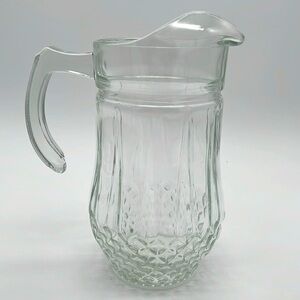 Gibson Home Brunson Glass Pitcher - Diamond Pattern